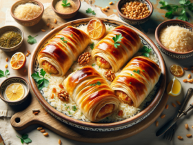 享受这些填充了奶酪、肉类或蔬菜的酥脆糕点卷，烘焙至金黄完美。这些糕点卷可以存放在密封容器中，最多可保存3天。重新加热时可在烤箱中恢复其酥脆感。