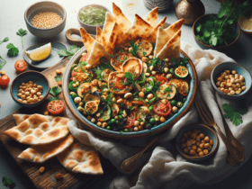 Découvrez les saveurs vibrantes de cette salade palestinienne traditionnelle, mettant en vedette du pain croustillant, des légumes frais et une vinaigrette acidulée. Meilleur servi frais mais peut être conservé au réfrigérateur jusqu'à 2 jours. Gardez la vinaigrette séparée jusqu'au moment de servir pour maintenir le croustillant.