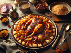สัมผัสประสบการณ์ที่เต็มไปด้วยกลิ่นหอมของไก่ย่างที่ปรุงด้วยซูมักและเสิร์ฟบนขนมปังตะบูนแบบดั้งเดิม จานนี้สามารถเก็บในภาชนะที่ปิดสนิทในตู้เย็นได้นานถึง 3 วัน อุ่นอย่างเบาๆ ก่อนเสิร์ฟ